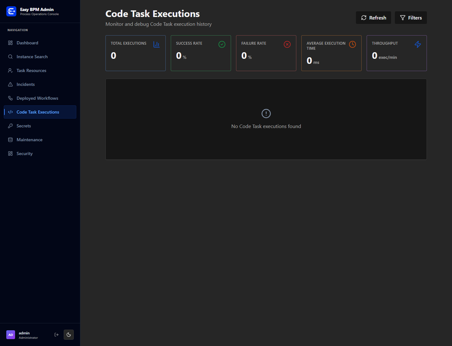Code Task execution audit